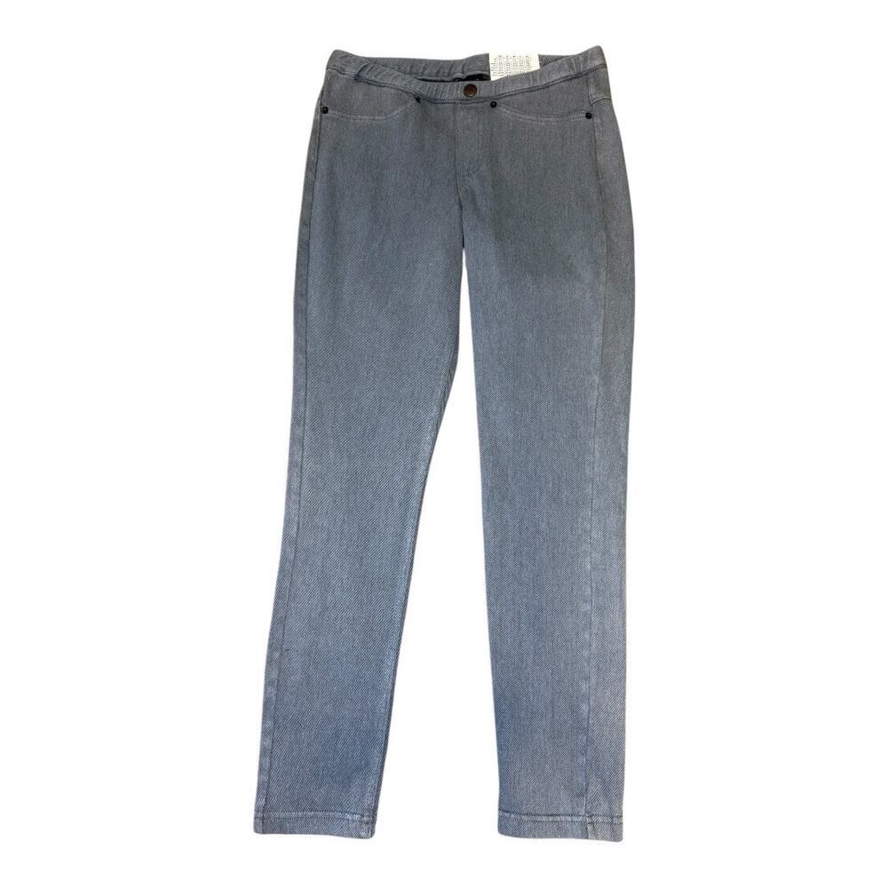 NEW‎ Hue Women's Gray Jegging Leggings XS Mid Rise Casual Skimmer 25" Inseam NWT